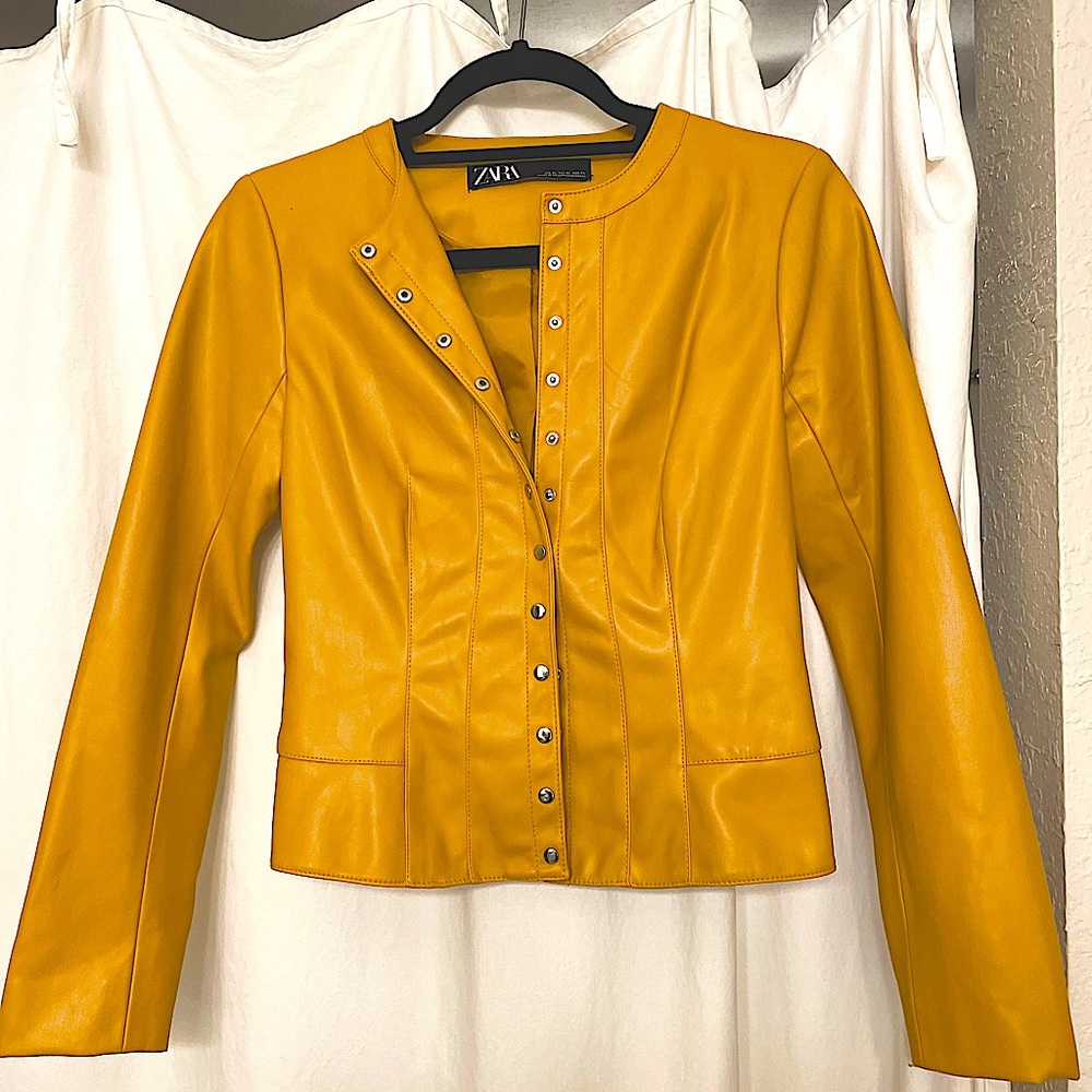 Zara yellow jacket